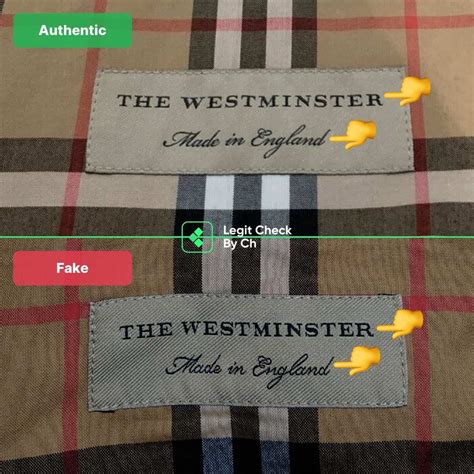 burberry knockoffs men|how to authenticate Burberry.